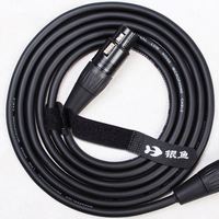 Cable XLR para Micrófono MC041NK Profesional de Bajo Ruido de 10 Metros para Estudios Personalizados e Instalaciones de Sonido en Vivo