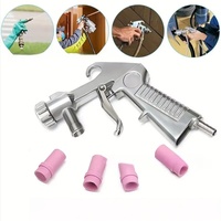 Mini pistolet de sablage pneumatique haute pression portatif, sablageur à air portable pour l'élimination de la rouille sur le métal et le givrage du verre