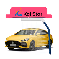 Machine de lavage de voitures électrique automatique sans contact pour véhicules de grande taille, en acier inoxydable, vitesse de lavage de 3 à 8 minutes