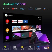 H96 MAX RK3576 IPTV STB 8K UHD Streaming Internet Ott Media Player DDR RAM ROM Terbaik Smart Google Android 14 Set Top TV Box