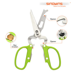 กรรไกรตัดกุ้งปูทะเลอเนกประสงค์แบบถอดได้ทำจากสแตนเลสพร้อมที่เปิดถั่ว - Product Image 3