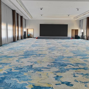 Axminster commercial de luxe personnalisé 80% laine 20% nylon fait à la machine tufté coupé <span class=keywords><strong>Pile</strong></span> silencieux tapis antidérapant pour Casino - Product Image 3