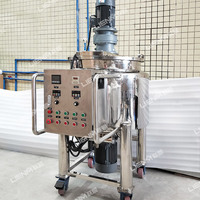 Mélangeur Industriel en Acier Chauffage Électrique, Mélangeur de Liquides, Mélangeur de Savon Liquide, Cuve de Mélange à Double Enveloppe, Machine à Mélanger le Shampoing