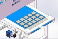 Machine de transformation alimentaire à ultrasons Wanlisonic, trancheuse automatique pour gâteaux éponge, pain et pâte dans les restaurants