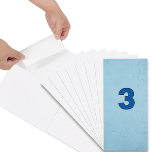 24 Hojas de Pegamento para Cubos Mágicos, Hojas Protectoras de 4 x 1000 Piezas |   Hojas de Pegatinas de Papel Fáciles de Despegar y Pegar, Pegatinas sin Residuos, Regalos - Product Image 1