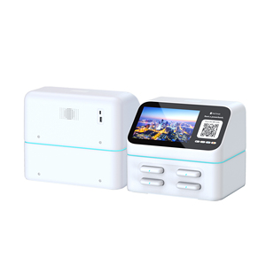 Estación de Alquiler de Baterías Portátiles con Código QR y Pantalla Publicitaria para Cargar Teléfonos, Laptops y Relojes Inteligentes - 4 Ranuras - Product Image 3