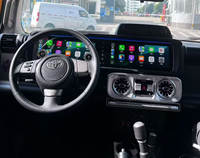 Panel Instrumen Layar Ganda 24,6 Inci & Pemutar DVD Android Mobil untuk Toyota FJ Cruiser 2007-2021 Modifikasi ke Mercedes-Benz G-Class