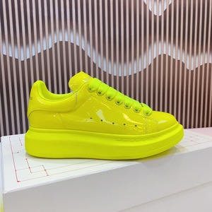 Luxury <b>Patent</b> Leather Platform Sneakers Designer Chunky Sole Casual <b>Shoes</b> for Women Men - Product Image 3