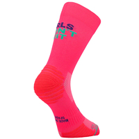 Chaussettes de course à compression personnalisées avec rembourrage, chaussettes de cyclisme haute performance, vente en gros, faible MOQ, chaussettes de sport athlétiques pour hommes