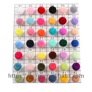 Barato suave pompón <span class=keywords><strong>de</strong></span> peluche pompones bola 25mm pompones DIY artesanía <span class=keywords><strong>de</strong></span> costura hecha a mano juguete para niños - Product Image 5
