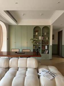 Contemporary Glass <b>Door</b> Showcase <b>Cabinet</b> for Home Decor Living Room Display Furniture <b>with</b> Convertible Feature - Product Image 2