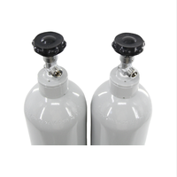 Bouteilles en aluminium Alsafe 4L pour gaz industriels : Azote, Argon, Hydrogène, CO, CO2, Oxygène