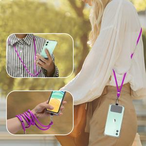 Collier anti-déformation pour téléphone, <span class=keywords><strong>corde</strong></span> en Nylon colorée, pour iPhone 11/11 pro/11 pro max/XS - Product Image 6