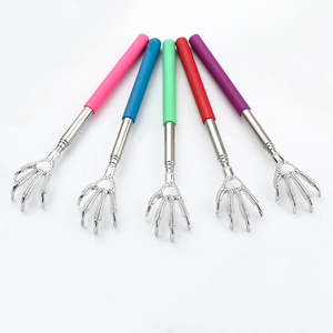 Massageador de garra em formato de dedo, extensível, de aço inoxidável, arranhador traseiro para o corpo - Product Image 1