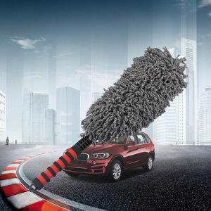 Manico lungo lavaggio auto cera cera mop multiuso spazzola <span class=keywords><strong>per</strong></span> la pulizia auto spolverino polvere <span class=keywords><strong>per</strong></span> la pulizia del veicolo - Product Image 5