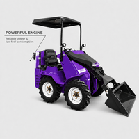 Chargeuse compacte sur chenilles 2281MM, godet 0,1m³, capacité de montée 25 degrés pour travaux en jardin, serre et verger
