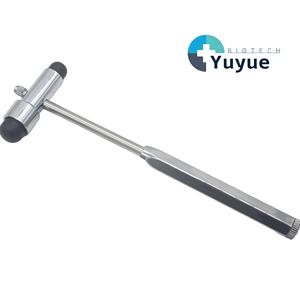 <span class=keywords><strong>Marteau</strong></span> réflexe en acier inoxydable, <span class=keywords><strong>marteau</strong></span> <span class=keywords><strong>de</strong></span> percussion multifonctionnel avec deux sondes détachables pour la biologie et la réaction physique - Product Image 1