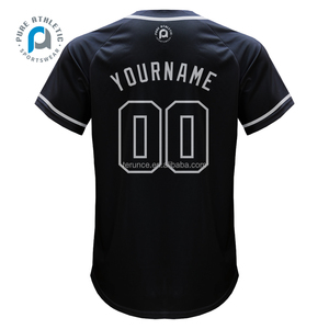 Tinh Khiết Trống Rắn Tùy Chỉnh Đội Logo Đầy Đủ Nút Xuống Bán Buôn Cổ Điển Thăng hoa In Bóng Chày Jersey Áo Sơ Mi Đồng Phục Mặc Câu Lạc Bộ - Product Image 3