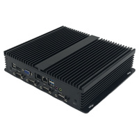 Mini PC industriel sans ventilateur Shineman Intel Core I3-6006U 6*COM 2*USB3.0 4K HD Double LAN DDR4 Compatible Prises JP/AU/US/CN/EU Nouveau