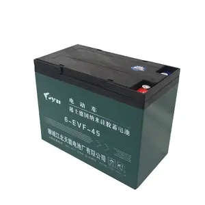 12v 45ah 6 evf 45制造电池汽车铅酸电池6evf45 12v45ah