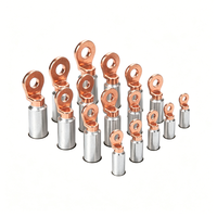 Terminaux de connexion bimétalliques DTL-2 à longue tige en cuivre et aluminium, cosses de câble 0,6/1 kV, terminaux de fil revêtus de étain
