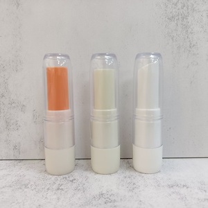 หลอดลิปสติกเปล่าสีขาวพร้อมฝาใสขนาด 20.6 มม. วัสดุ ABS/AS บรรจุภัณฑ์เครื่องสำอางทรงกลมสำหรับลิปบาล์มและเครื่องสำอาง - Product Image 6