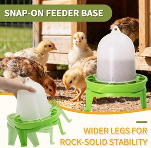 Bebedero <span class=keywords><strong>y</strong></span> Comedero Desmontable <span class=keywords><strong>y</strong></span> Lavable <span class=keywords><strong>para</strong></span> <span class=keywords><strong>Pollos</strong></span>, Contenedor Automático <span class=keywords><strong>de</strong></span> Agua <span class=keywords><strong>y</strong></span> Alimento <span class=keywords><strong>de</strong></span> Plástico <span class=keywords><strong>para</strong></span> Aves <span class=keywords><strong>de</strong></span> Corral, con Chasis - Product Image 2