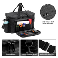 Sac de patrouille Tactical Gear Storager Range Gun Bag Officer Duty Bag Organisateur de siège avant de voiture avec plusieurs espaces de rangement