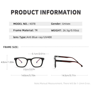 Montures de lunettes rondes <span class=keywords><strong>vintage</strong></span> en TR90, couleur mate unie, pour femmes et hommes, vente en gros du fabricant - Product Image 3
