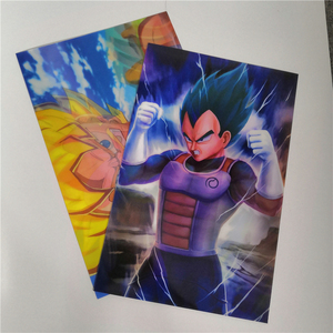 Di vendita caldo 3d di vibrazione anime immagine di <span class=keywords><strong>dragon</strong></span> <span class=keywords><strong>ball</strong></span> <span class=keywords><strong>GOKU</strong></span> 3d poster - Product Image 2
