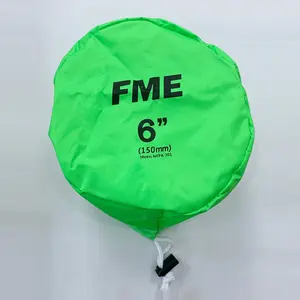400 Denier Fluorescent Green ignifuge FME couverture Nylon pièces sacs avec cordon barrière couverture bride couverture