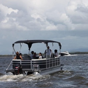 Pontón de Aluminio Soldado para Navegación en Lagos y Ríos, Alquiler Turístico, con <span class=keywords><strong>Motor</strong></span> de 150HP, Velocidad de 40-50km/h - Product Image 3