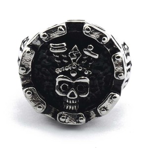 Venta caliente de Halloween gótico Punk arrogancia los hombres fantasma malvado demonio, la muerte de la cabeza del cráneo - Product Image 3