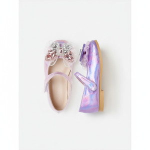 Zapatos de Vestir Premium Coreanos OZKIZ D19 para Niñas de 2 a 7 Años, Primavera/Otoño, Forro de Tela, para Fiestas, Venta al Por Mayor - Product Image 2