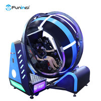 Centre de réalité virtuelle 9D VR Jeu de tir volant Simulateur de vol Jeu VR à 360 degrés