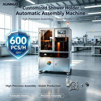 Ligne d'assemblage entièrement automatique de supports de douche XUNNUO avec commande PLC, moteur, garantie 1 an