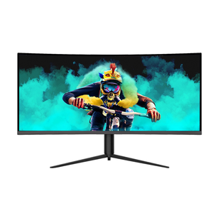 Qihui-<span class=keywords><strong>Monitor</strong></span> Led para videojuegos, pantalla de ordenador de 34 pulgadas, 2k, 4k, 144hz, 165Hz, barra de luz Rgb, monitores de pantalla curva/plana para videojuegos - Product Image 2