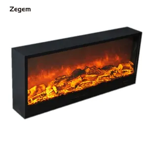 36 Inch Remote Control Electric Fireplace Heaters LED Display Steel Material for Home Decoration and Household Use
