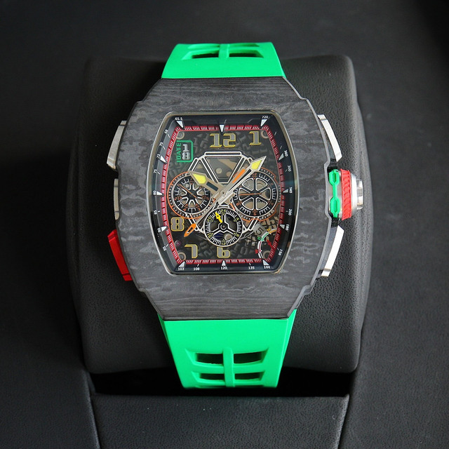 Factory Direct Delivery 6501 Luxury Mechanical Watch Carbon Fiber Tonneau Case Power Reserve Diver Waterproof Business Watch