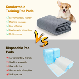 OEM <span class=keywords><strong>Super</strong></span> Absorbent Wasserdichte Pee Pads Wieder verwendbare <span class=keywords><strong>Puppy</strong></span> Dog Training Pads Wasch bare Pet Pads - Product Image 5