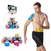 Bande de kinésiologie élastique thérapeutique respirante pour la récupération musculaire, imprimée, pour physiothérapie pédiatrique et blessures, avec logo personnalisé, fourniture directe usine