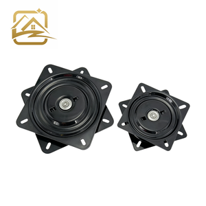 6/7/<b>8</b>/10 Inch <b>Iron</b> Swivel Plate Ball Bearing 180 Degree Memory Return Modern Living Room Bedroom Kitchen Dining Table - Product Image 1
