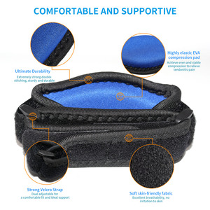 Supporto <span class=keywords><strong>per</strong></span> Gomito del Tennista <span class=keywords><strong>per</strong></span> Uomini e Donne, Sollievo dal Dolore <span class=keywords><strong>per</strong></span> Tendinite, Tennis, Golf, Fascia Regolabile <span class=keywords><strong>per</strong></span> Gomito con Cuscinetto di Compressione - Product Image 4
