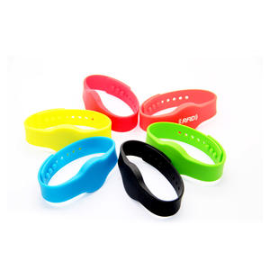 125KHZ EM4100 Tk4100 निविड़ अंधकार सिलिकॉन पुन: प्रयोज्य आरएफआईडी Wristband कंगन टैग निकटता चिप अभिगम नियंत्रण टैग - Product Image 2