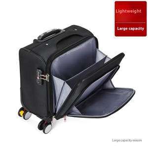 Maleta de Viaje Rígida con Ruedas Universales y Barra de Amarre, Estilo Trolley, de Tela Oxford Impermeable de Lujo, Personalizada - Product Image 2