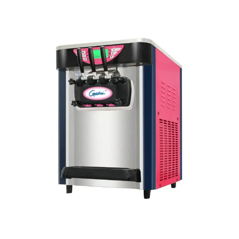 全自動商用家庭用フルーツ3フレーバーソフトアイスクリームアイスクリーム製造機