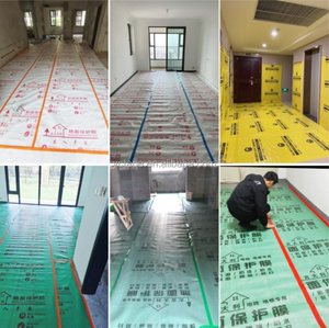 Duy nhất hai mặt Acrylic bọt dính bảo vệ sàn phim cho địa điểm Thảm nối đặc biệt Duct <span class=keywords><strong>Tape</strong></span> giấy đóng gói băng - Product Image 3