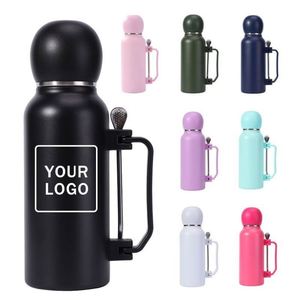 New Trending 1300ML Stainless Steel Portable Insulated Thermos With Filter Straw for Back to School Camping <b>Hot</b> <b>Drinks</b> - Product Image 3