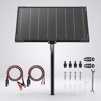 Panneau solaire bifacial 100W 110W 115W 182mm N-Type 18V pour camping-car, bateau, hors réseau, efficacité 20%, 16 cellules BB, module solaire