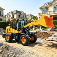 Chargeuse sur pneus entièrement hydraulique pour travaux d'infrastructure et d'ingénierie civile, puissante, pour terrassement, 4x4, à vendre